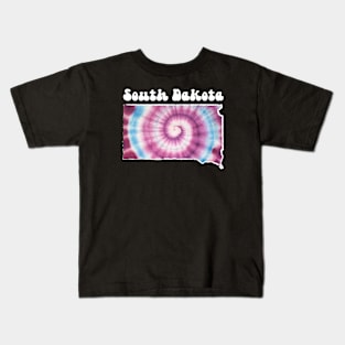 South Dakota Tie Dye Kids T-Shirt